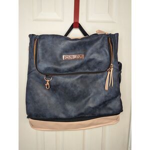 Petunia Pickle Bottom Pivot Backpack Multiple Carry Option Indigo Diaper bag